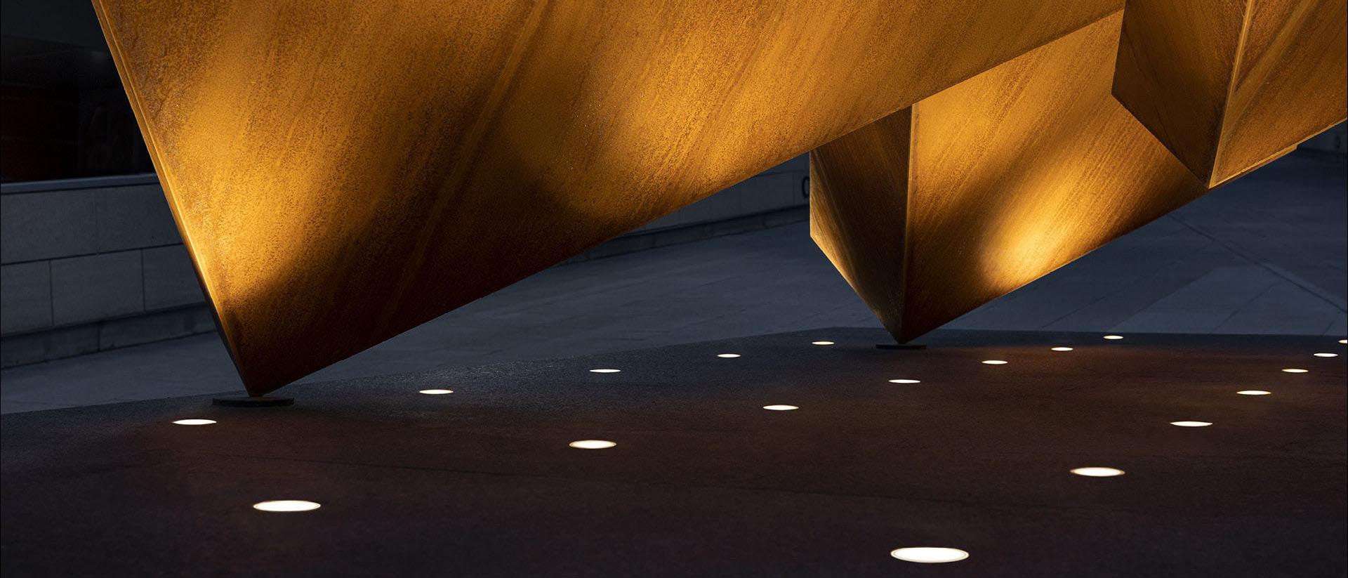Uplights : spots de sol professionnels d’extérieur