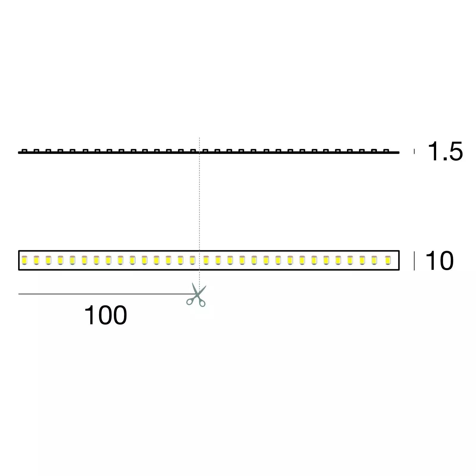 Ribbon Hi-Flux 150 LEDs/m